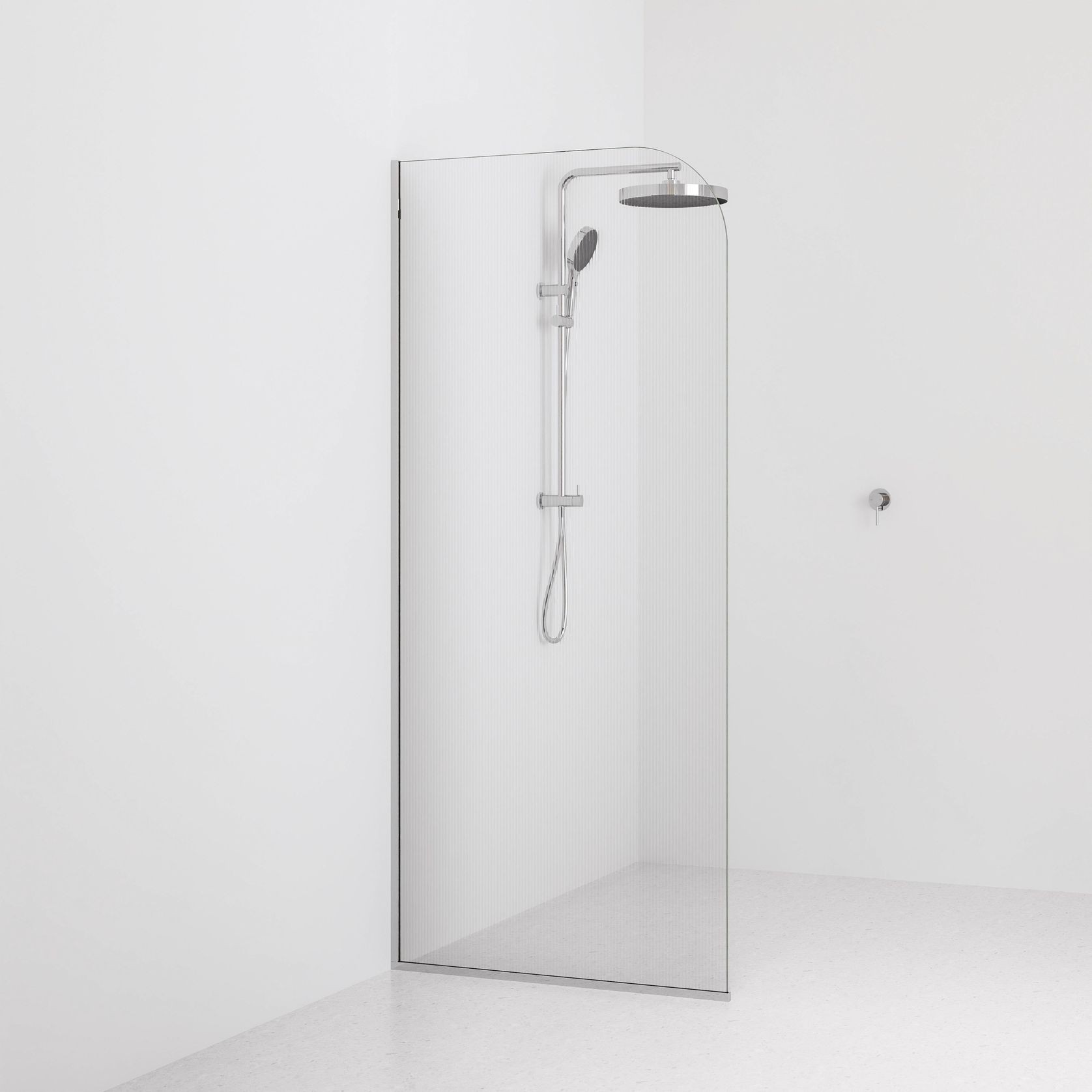 Code Pillar Shower Screen Glass Range | 900mm gallery detail image