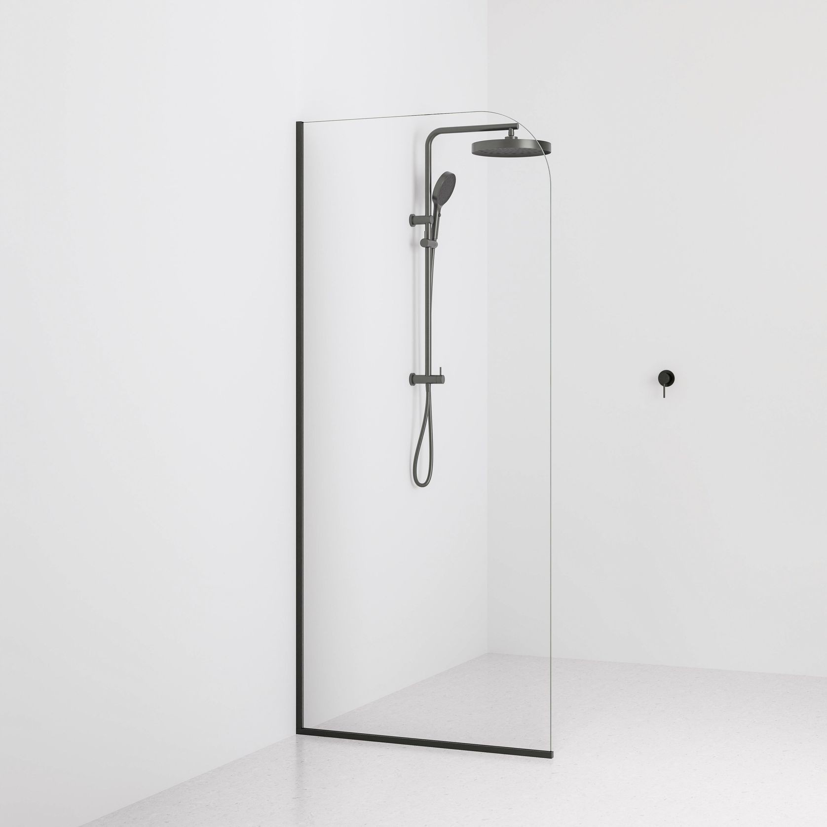 Code Super Clear Shower Screen Range | 900mm gallery detail image