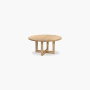 Solid Oak Global Round Dining Table gallery detail image