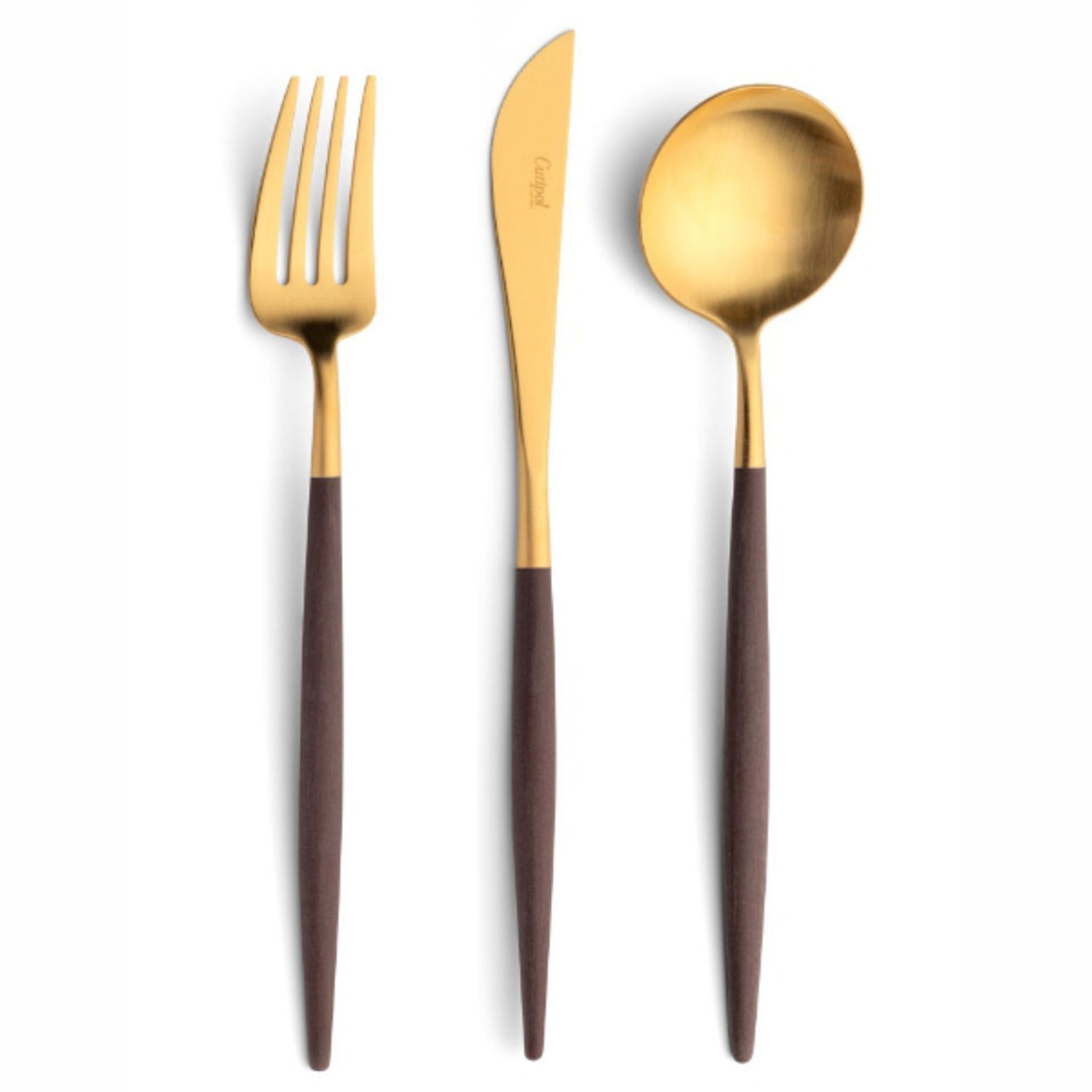 Goa Brown & Matt Gold 24 Piece Set gallery detail image