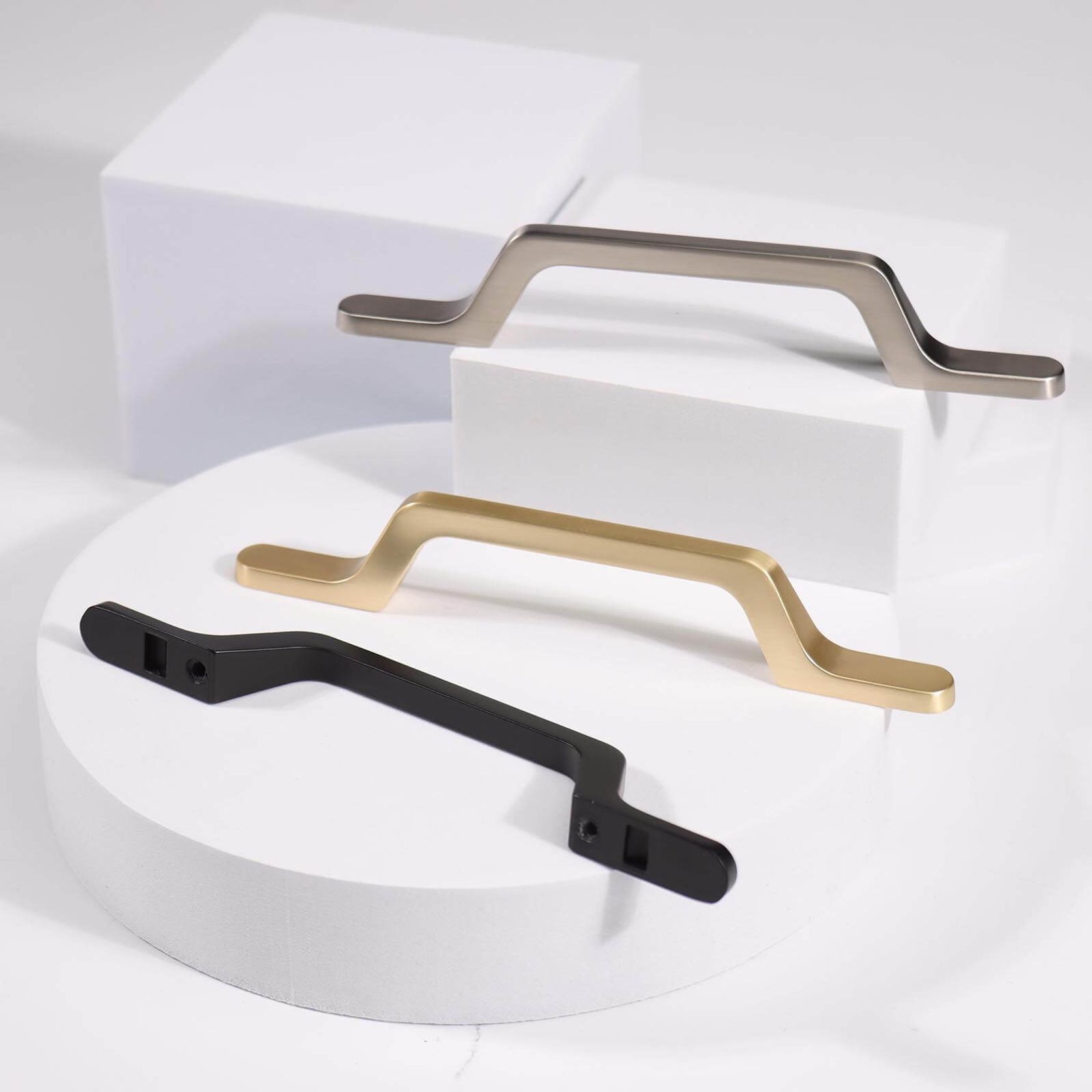 Kitchen cabinet handles gold coast Matt black /Brushed brass/Brushed nickel gallery detail image