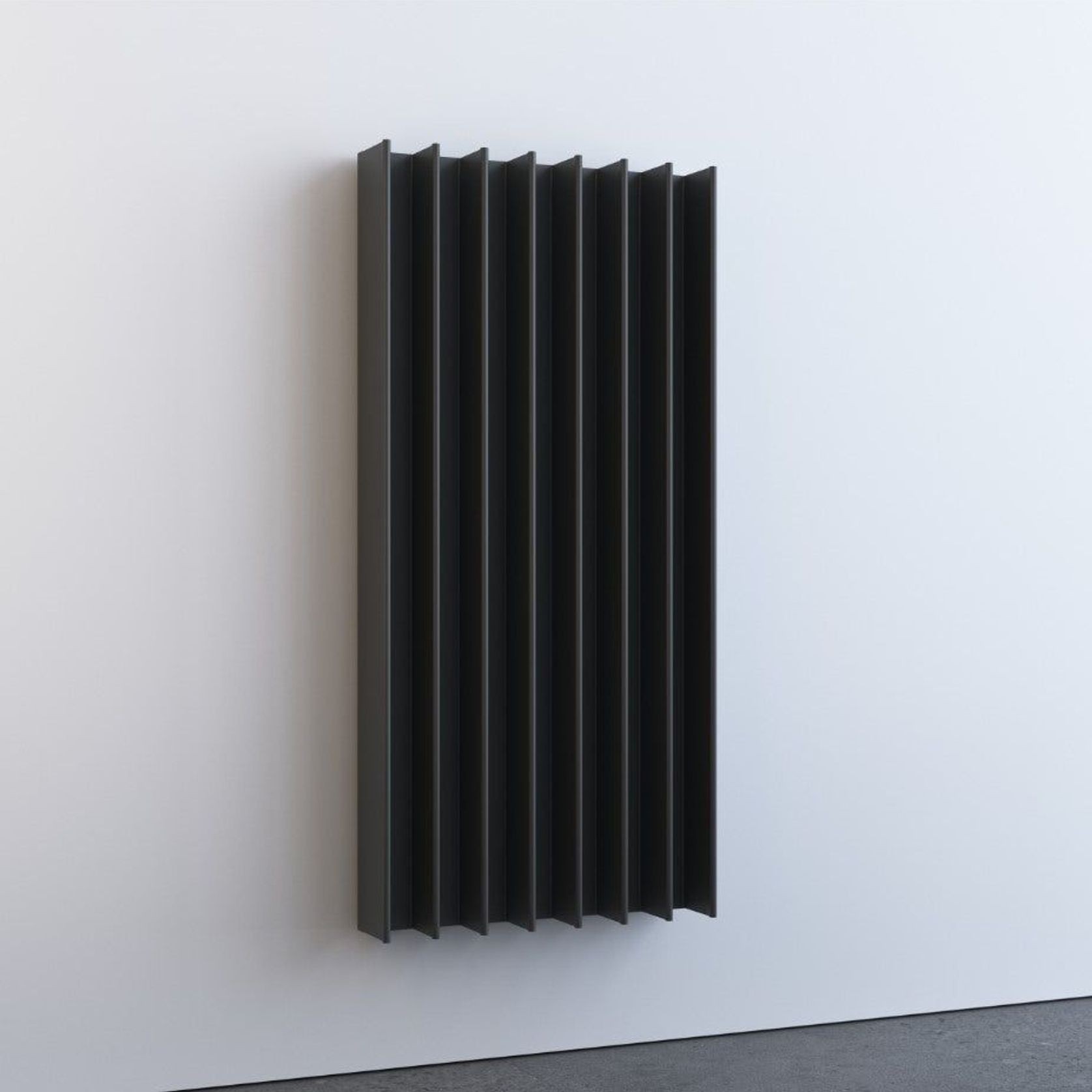 Double Gordon Heated Towel Rail | Dark Grey gallery detail image