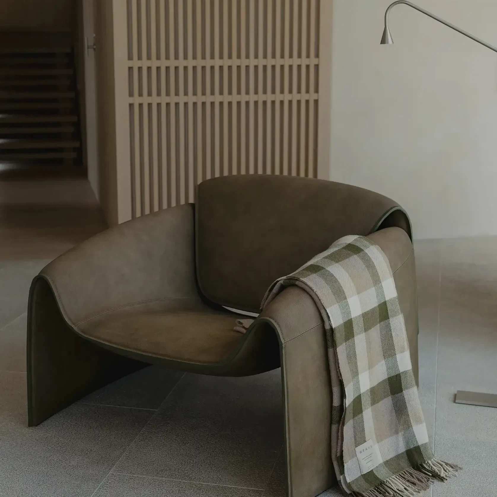 Weave Caldwell Wool Throw Blanket - Landscape gallery detail image