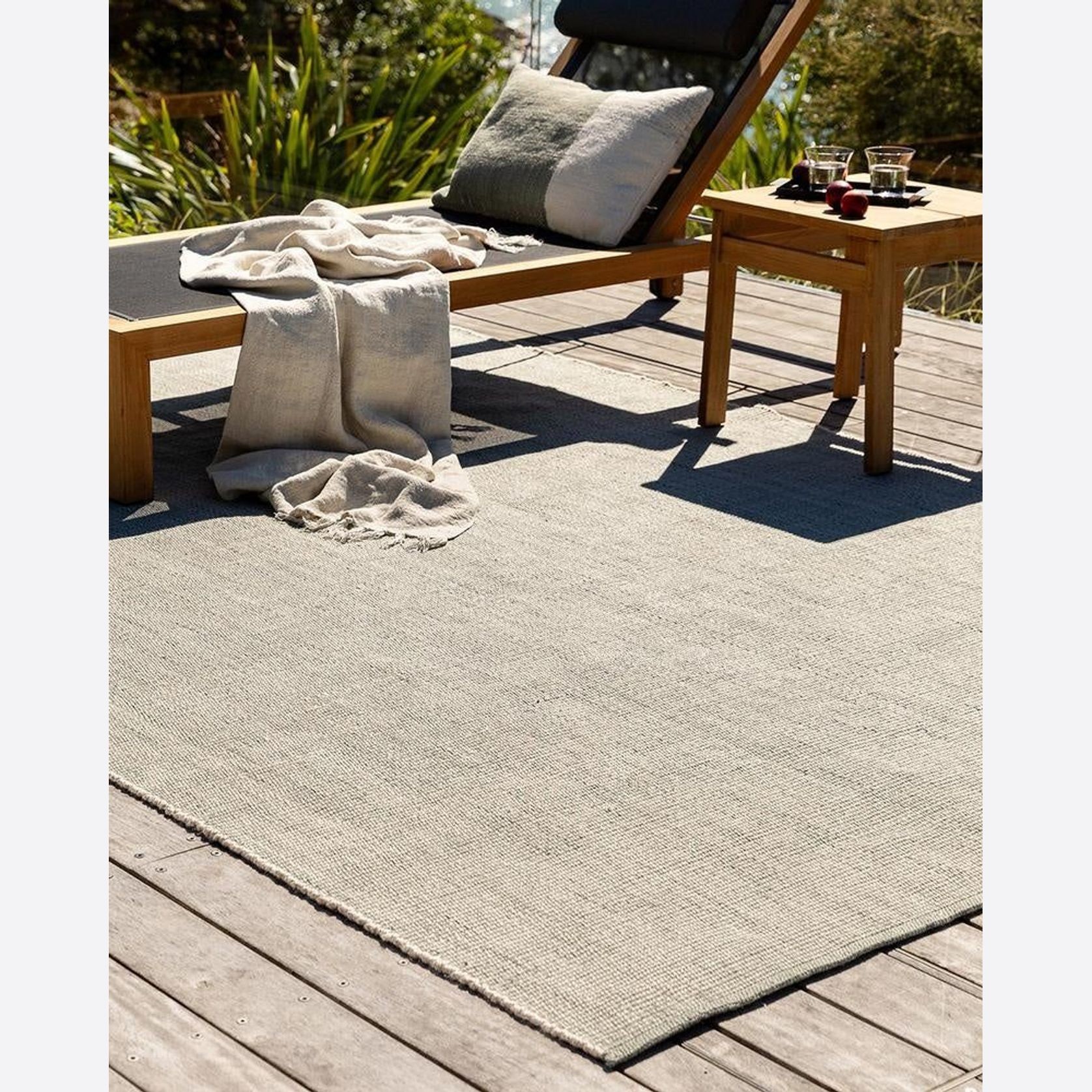 Baya Lonsdale Floor Rug - Eucalyptus | Indoor or Outdoor gallery detail image