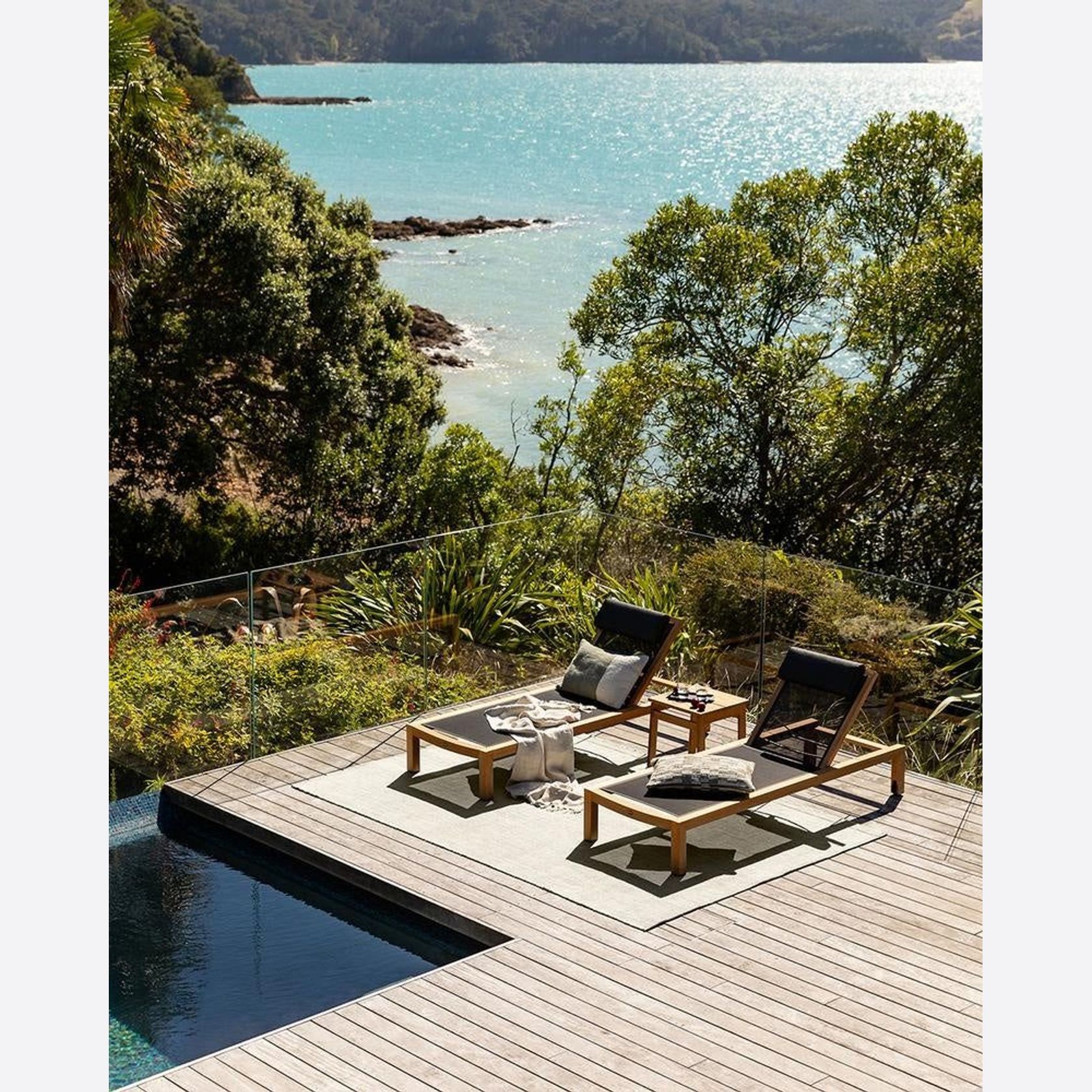 Baya Lonsdale Floor Rug - Eucalyptus | Indoor or Outdoor gallery detail image