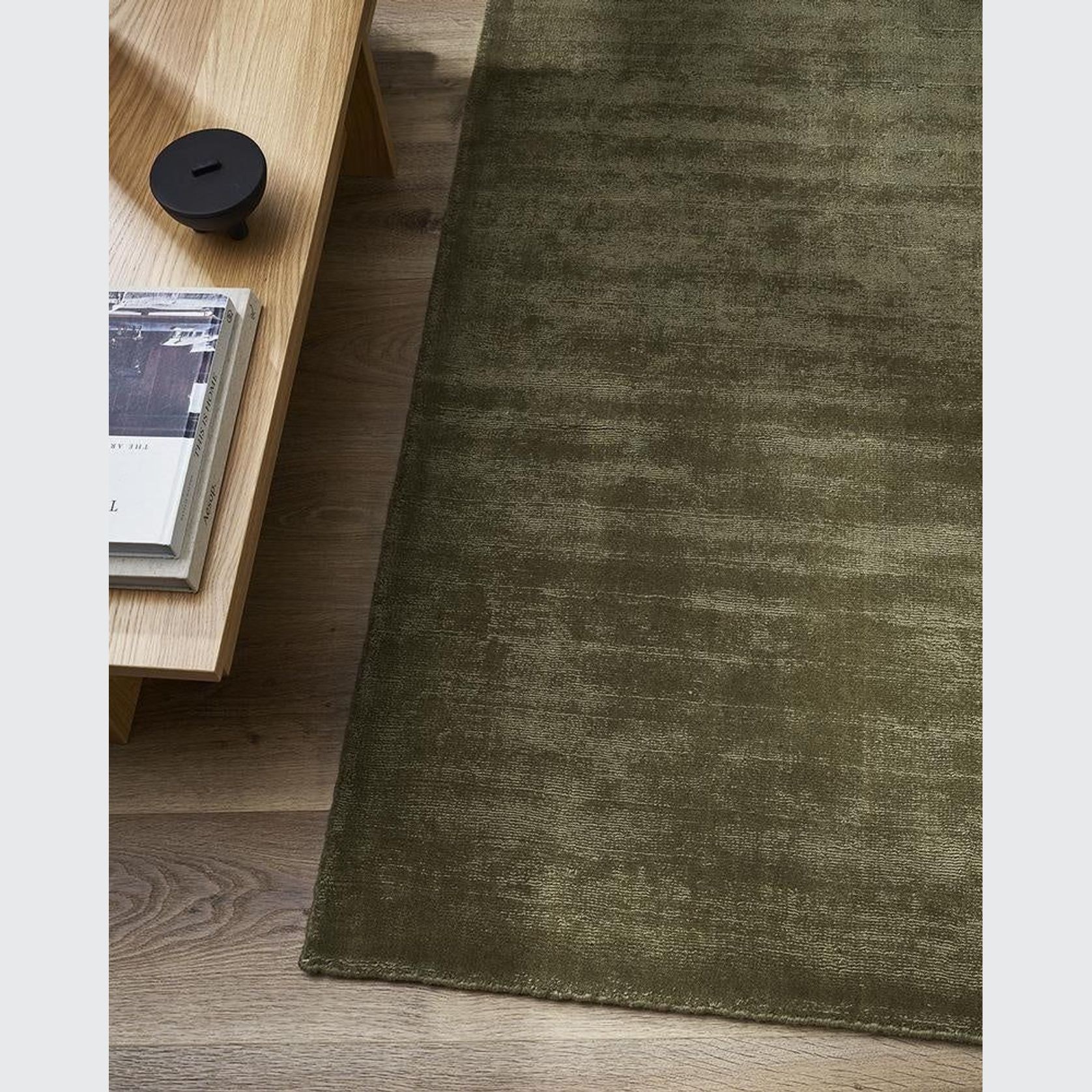 Baya Haywood NZ Wool Floor Rug - Lichen gallery detail image