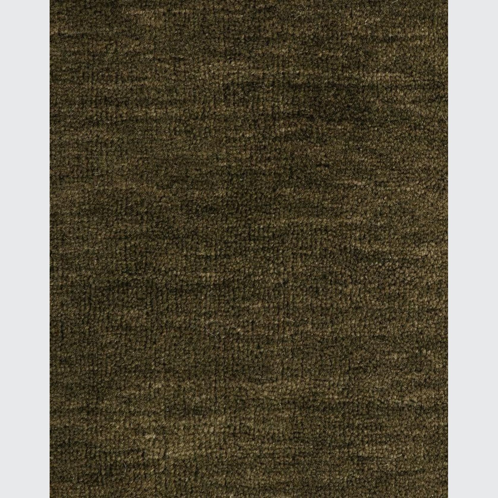 Baya Sandringham 100% NZ Wool Floor Runner Rug - Moss gallery detail image