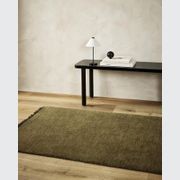 Baya Sandringham 100% NZ Wool Floor Runner Rug - Moss gallery detail image