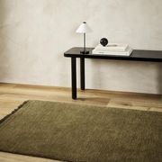 Baya Sandringham 100% NZ Wool Floor Runner Rug - Moss gallery detail image