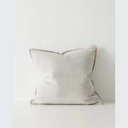 Weave Home Francesca Cushion - Frost | Velvet gallery detail image