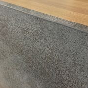KERAN  Reception Desk 1.8M Left Panel - Acacia & Carbon Grey Colour gallery detail image