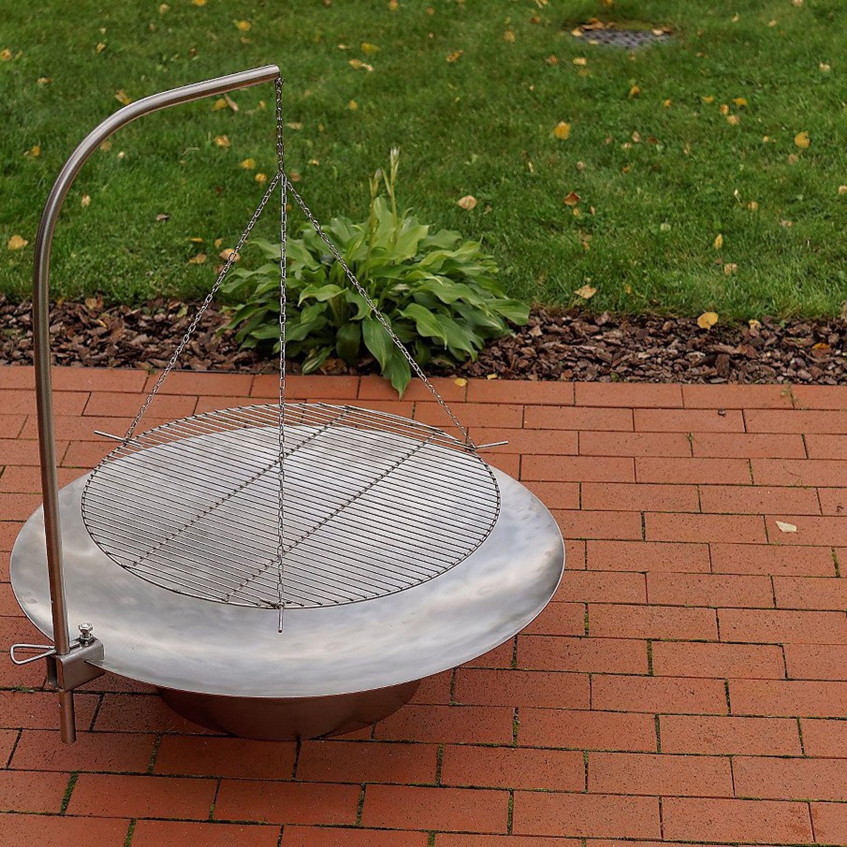 ALFRED RIESS Fire Pit Grill Grates Hanging - Large (for Stromboli) gallery detail image