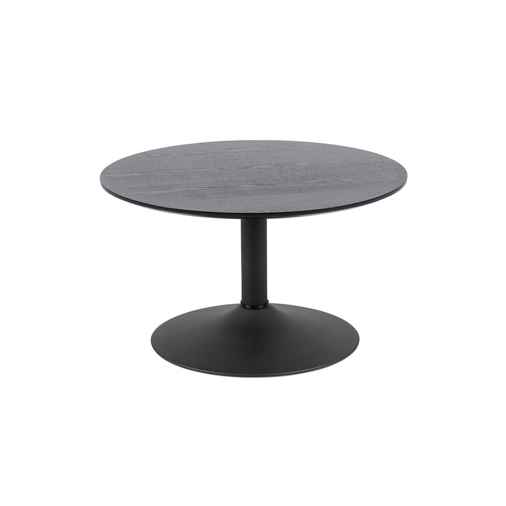 TITAN Round Coffee Table 70cm - Black gallery detail image