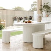 Furrow Dining Bench gallery detail image