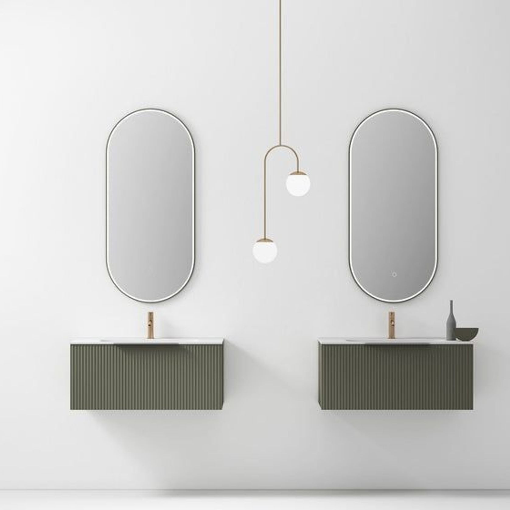 Hamilton 900 Green Grey Vanity ArchiPro NZ