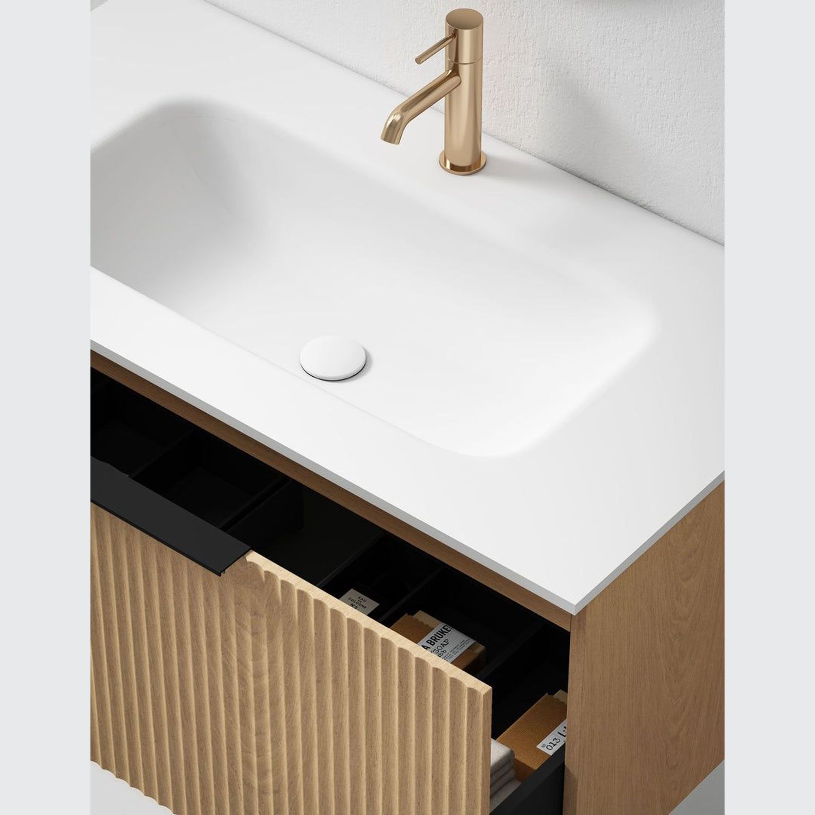 Hamilton 900 Natural Veneer Vanity ArchiPro NZ