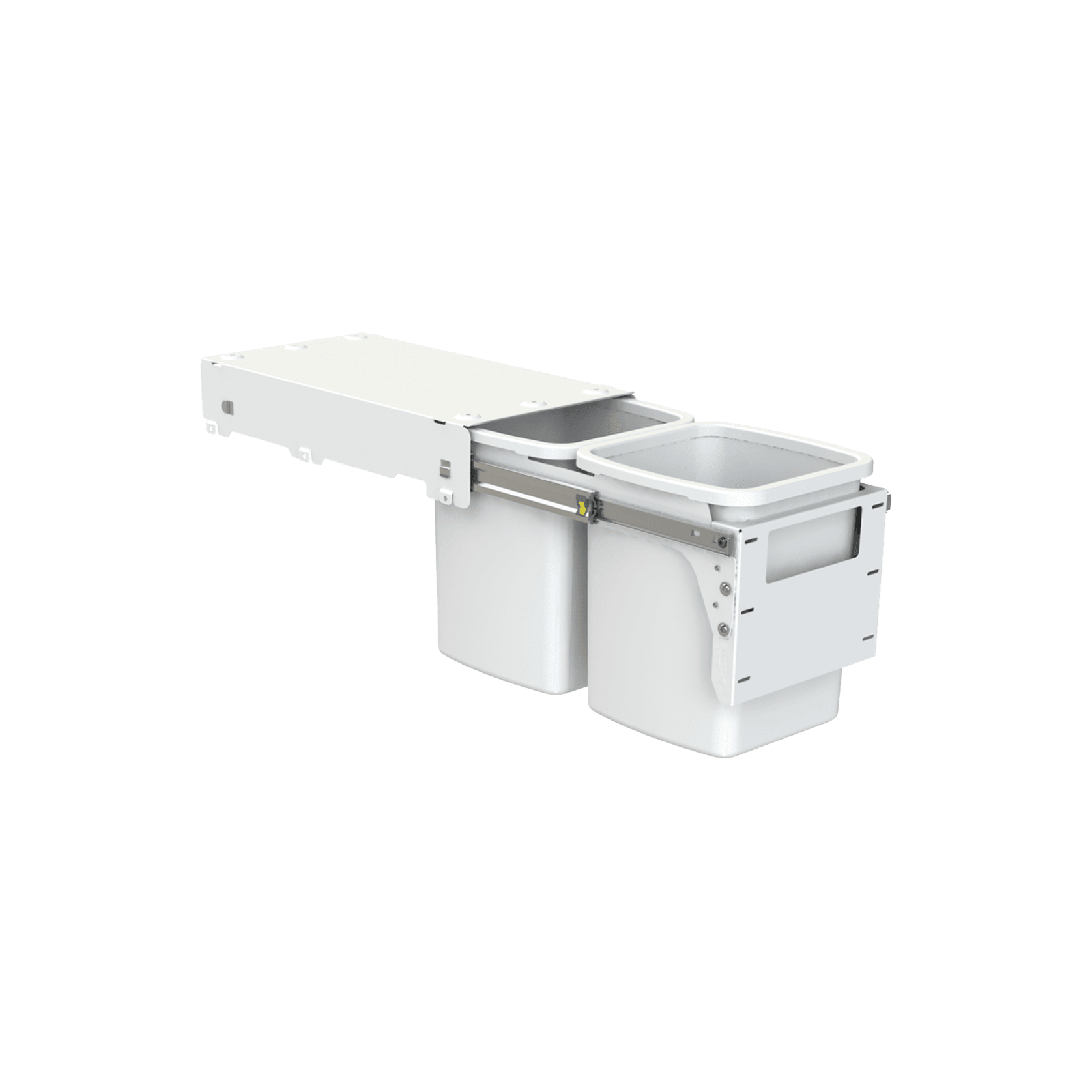 Hideaway Compact Bins 2 x 13L Buckets | Door Pull gallery detail image