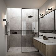 Helva Double Basic Wall Light gallery detail image