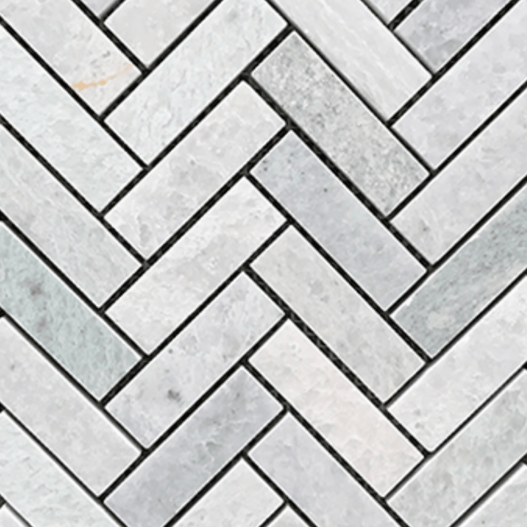 Ming Green Herringbone Mosaic gallery detail image