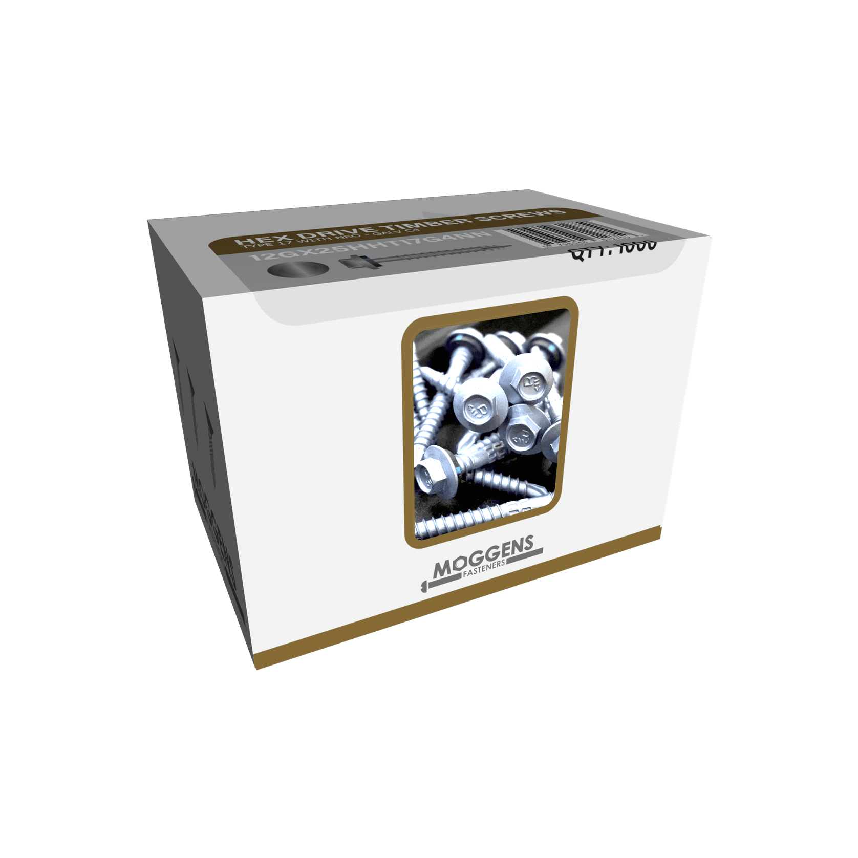 Hex Head Timber Screws - Type 7 With Neo - SS316 gallery detail image