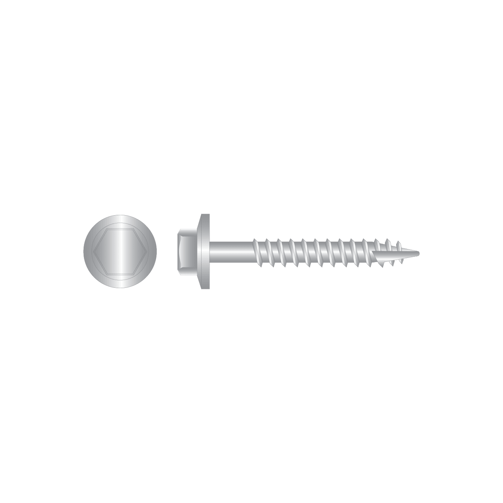 Hex Head Timber Screws - Type 7 No Neo - SS316 gallery detail image