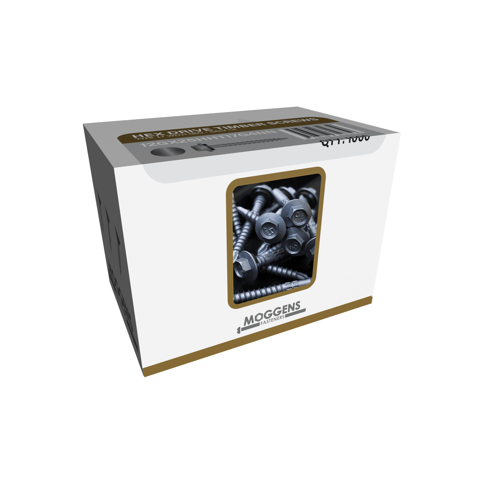 Hex Head Timber Screws - Type 7 With Neo - Galv C4 gallery detail image