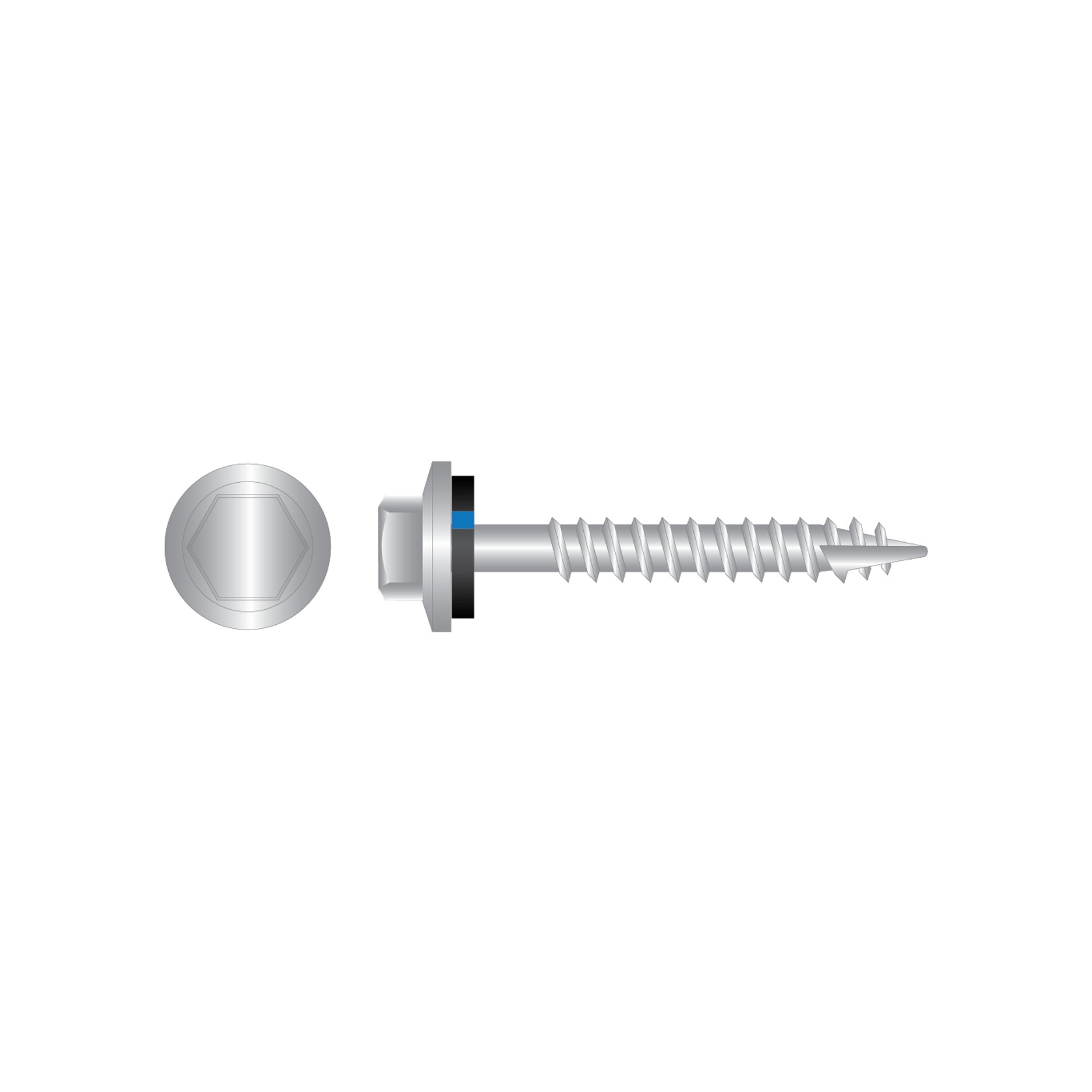 Hex Head Timber Screws - Type 7 With Neo - SS316 gallery detail image