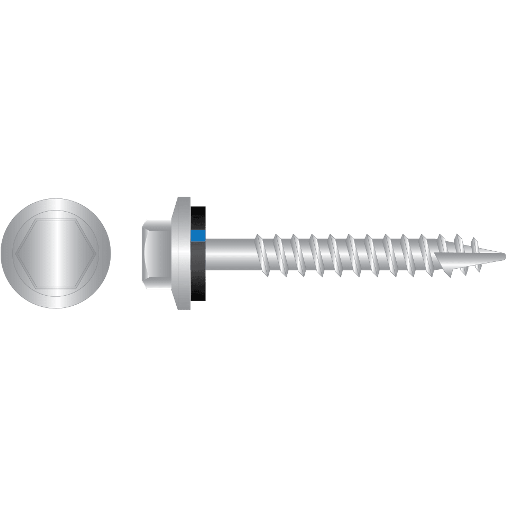 Hex Head Timber Screws - Type 7 With Neo - SS316 gallery detail image