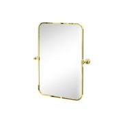 Hawthorn Hill - Rectangular Tilting Bathroom Mirror With Radius On Corners 800H x 508W gallery detail image