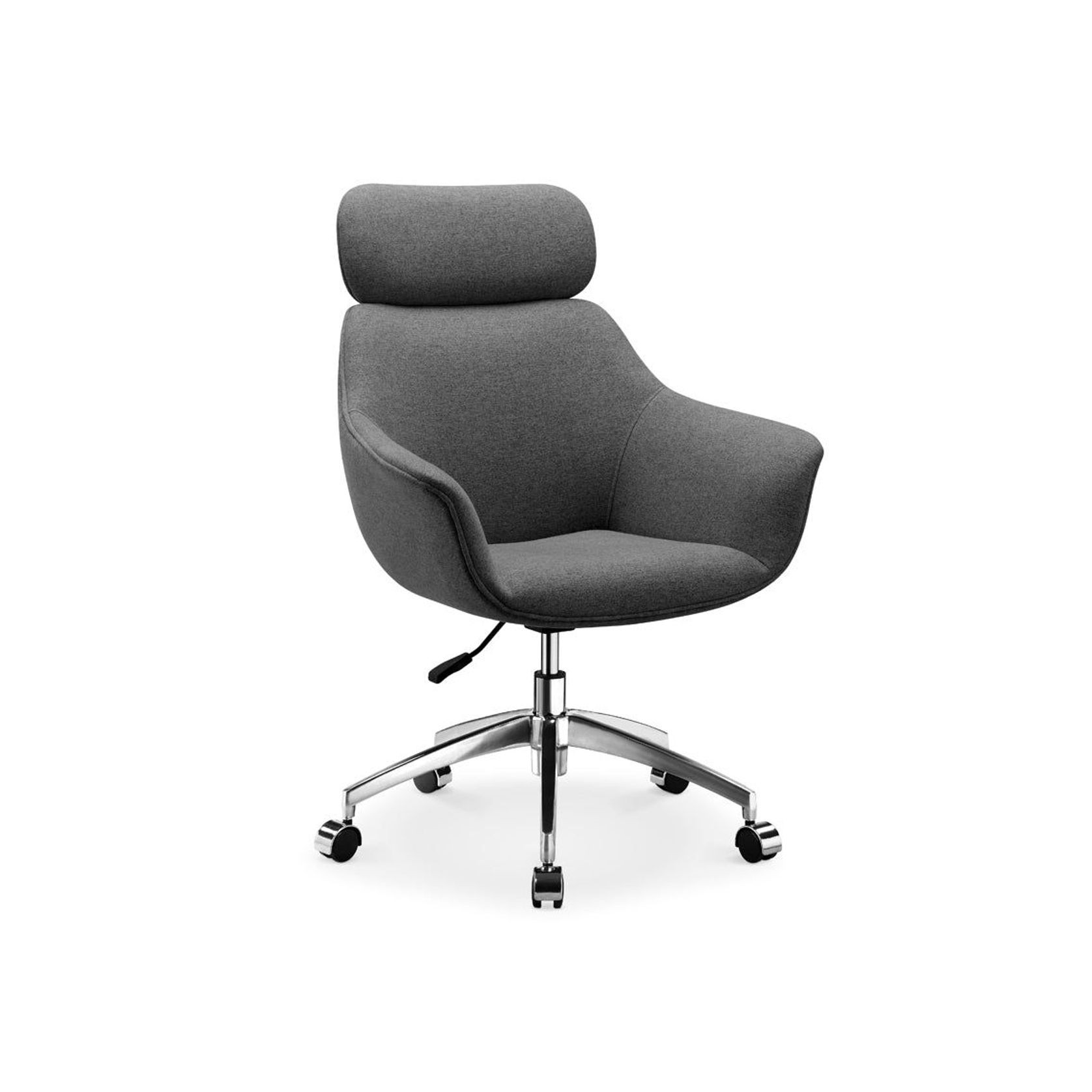 Sable Office Chair with Adjustable Headrest - Grey gallery detail image