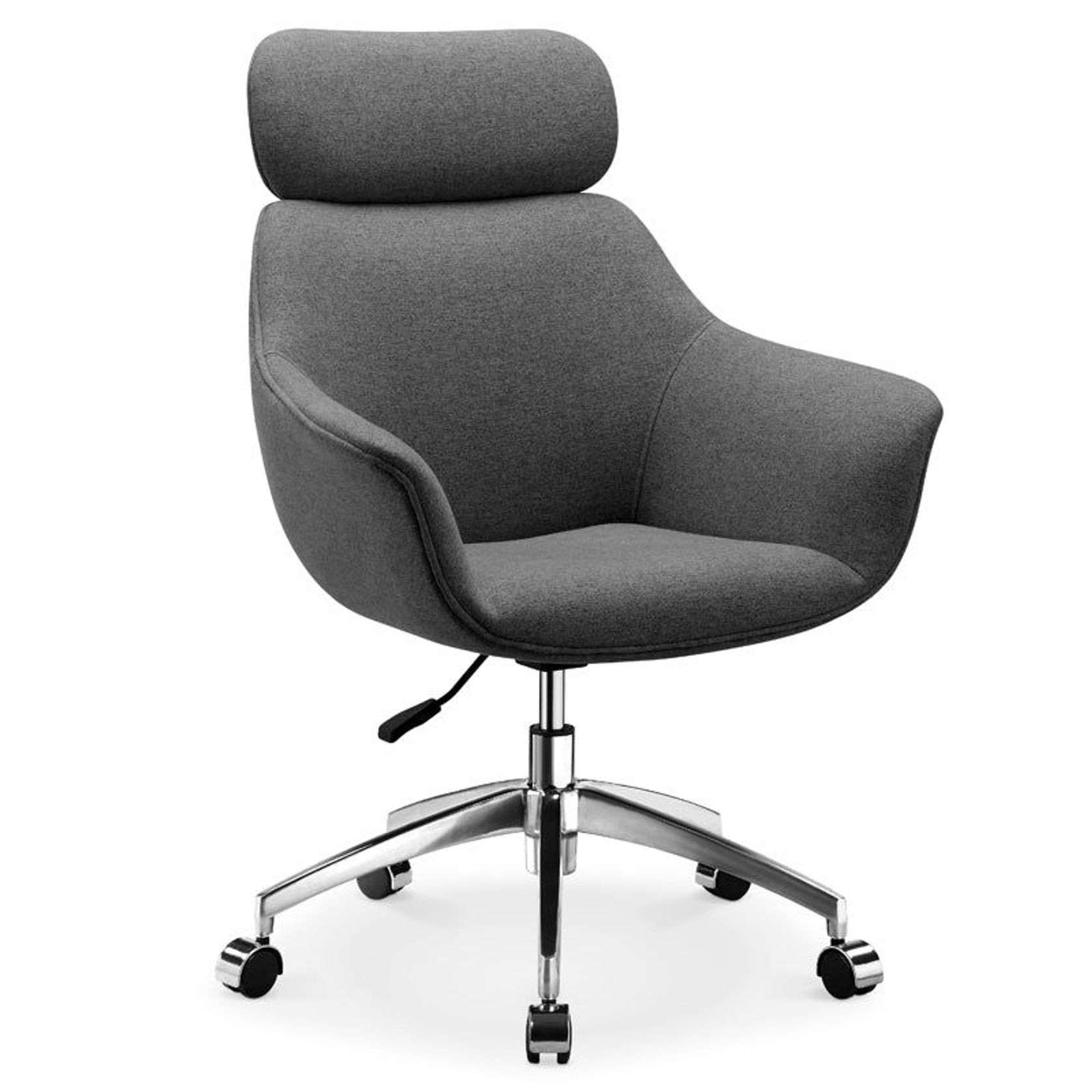 Sable Office Chair with Adjustable Headrest - Grey gallery detail image