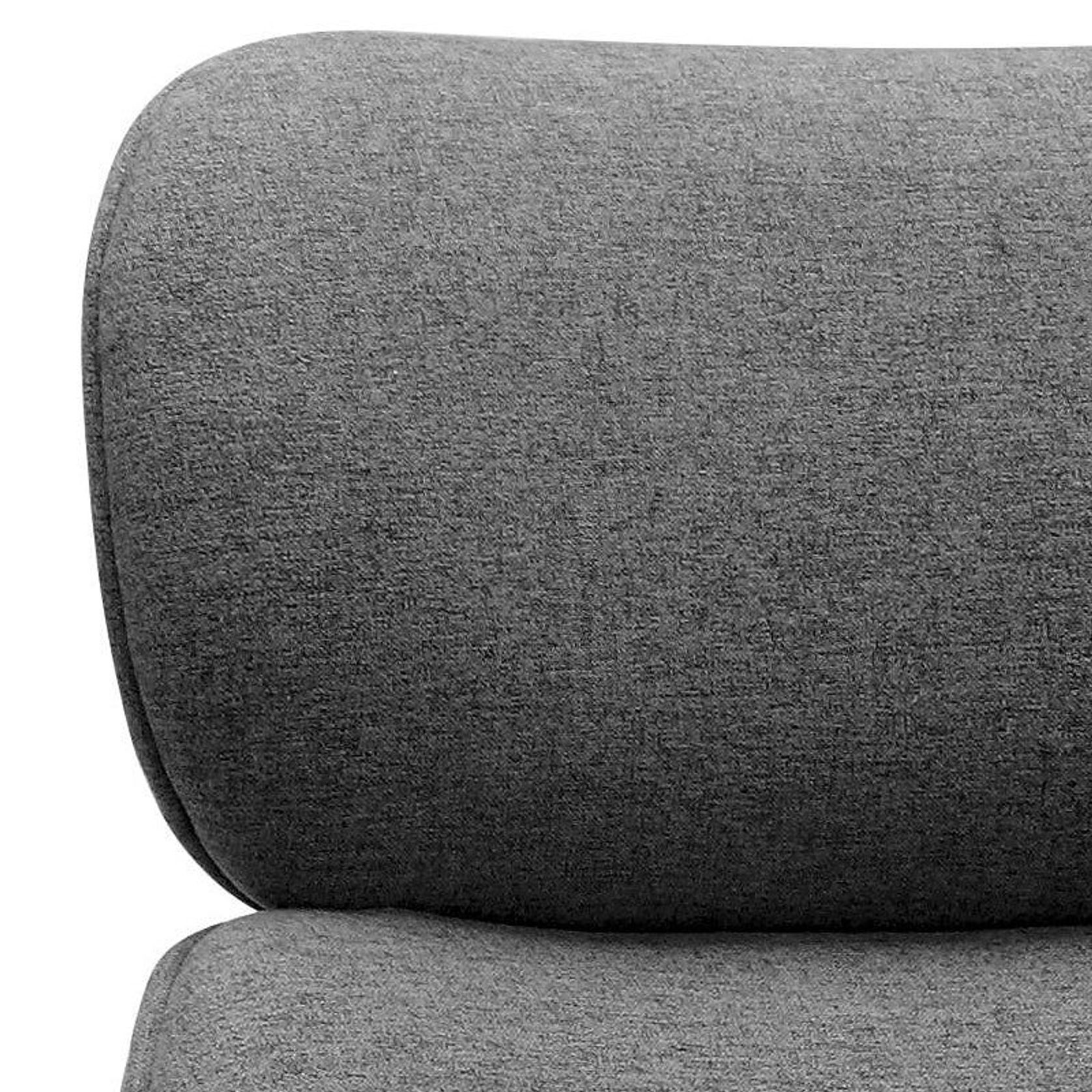 Sable Office Chair with Adjustable Headrest - Grey gallery detail image