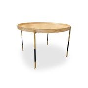 DELTA Round Coffee Table 65cm - Ash gallery detail image