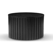 PIPER Nest of 2 Round Coffee Table 65/80cm - Black gallery detail image