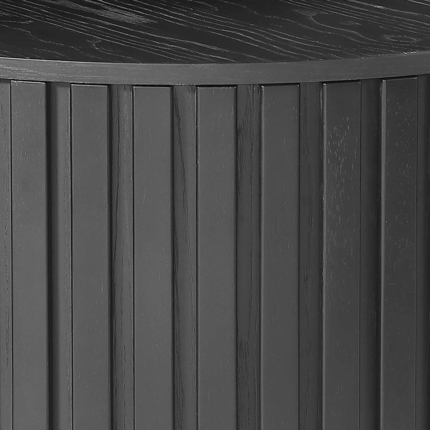 PIPER Nest of 2 Round Coffee Table 65/80cm - Black gallery detail image