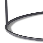 BRANDI Nest of 2 Tables 75/90cm - White Ceramic Marble gallery detail image