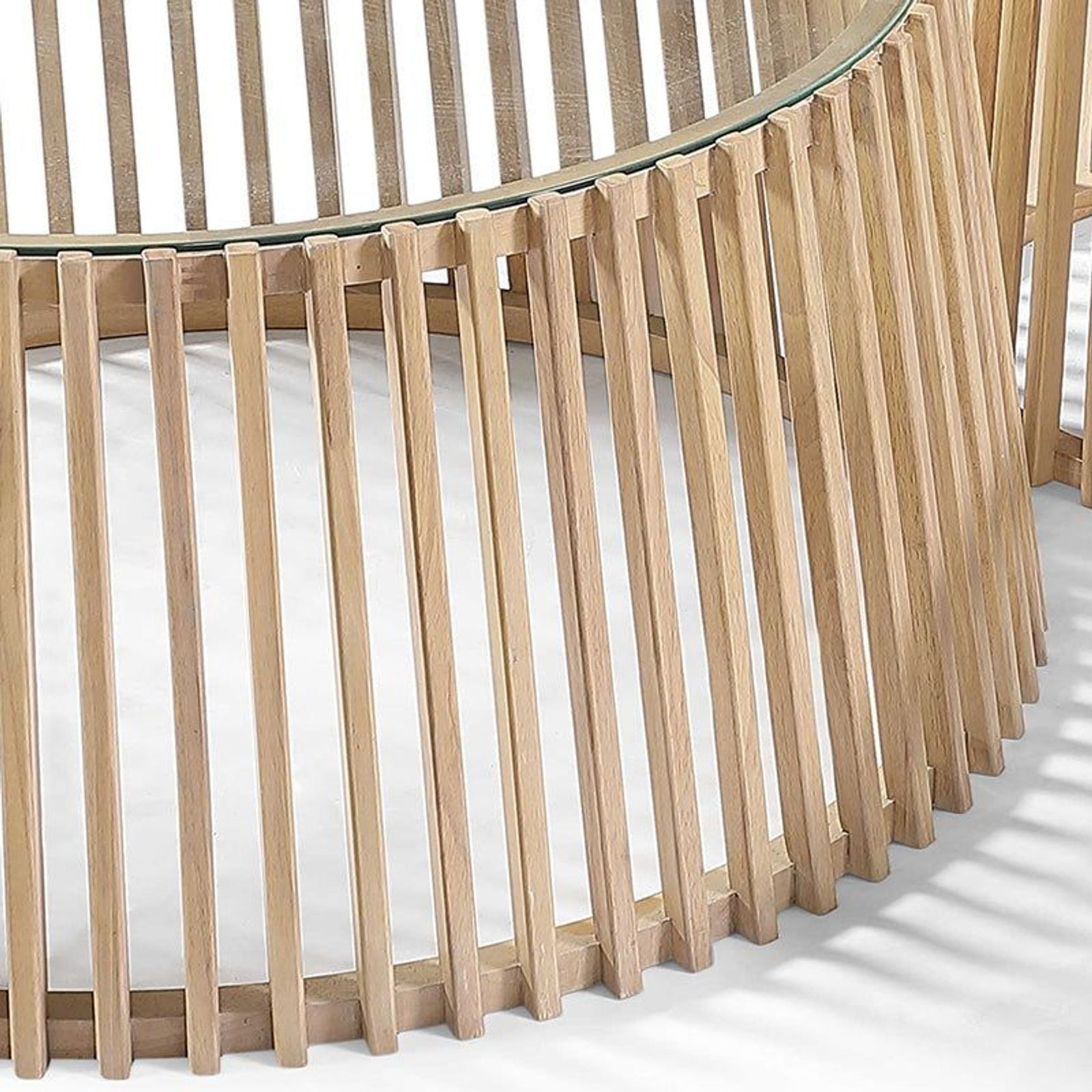 LYNNA Coffee Table 80cm - Oak gallery detail image