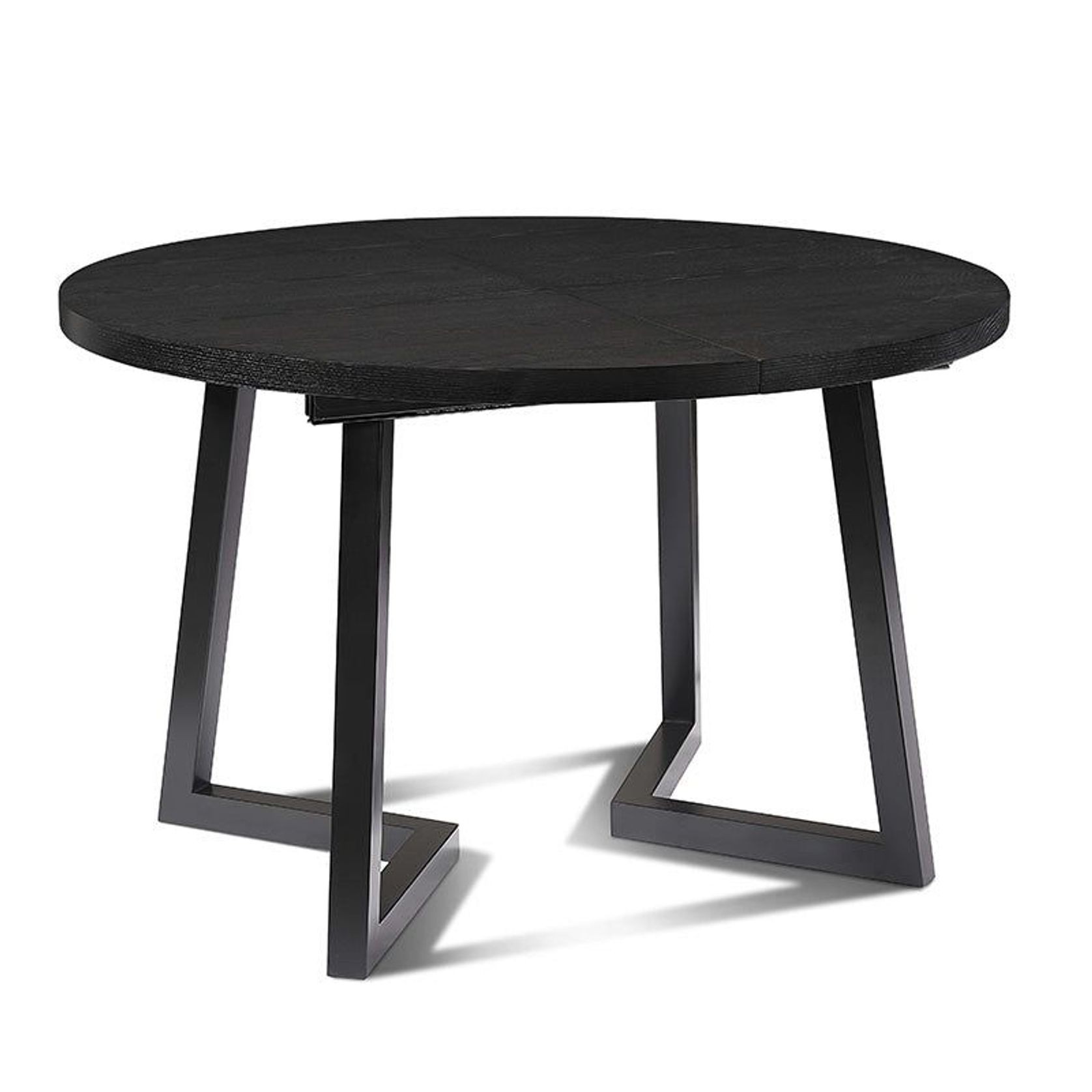 NOVAH Extendable Dining Table 120-200cm - Black gallery detail image