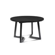 NOVAH Extendable Dining Table 120-200cm - Black gallery detail image