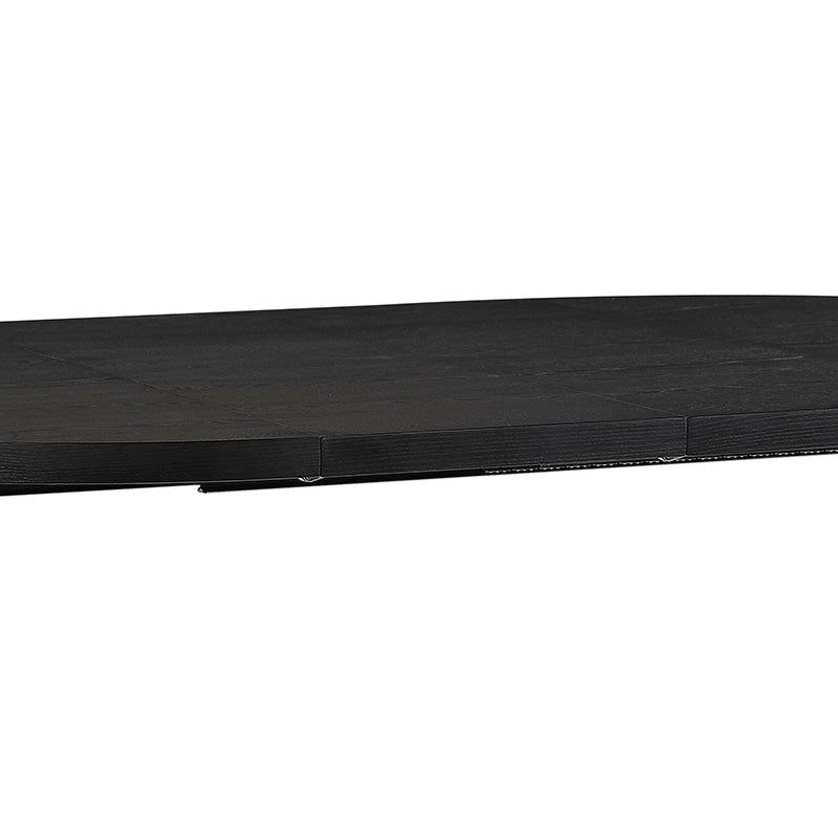 NOVAH Extendable Dining Table 120-200cm - Black gallery detail image