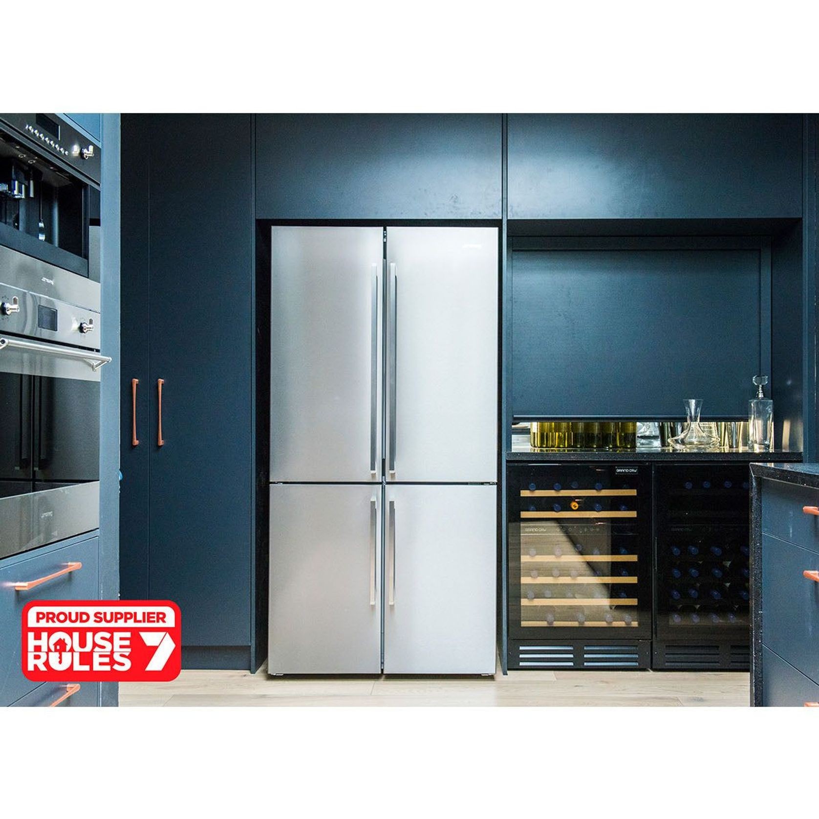 Grand Cru Black 46 Bottle Dual Zone Wine Fridge gallery detail image