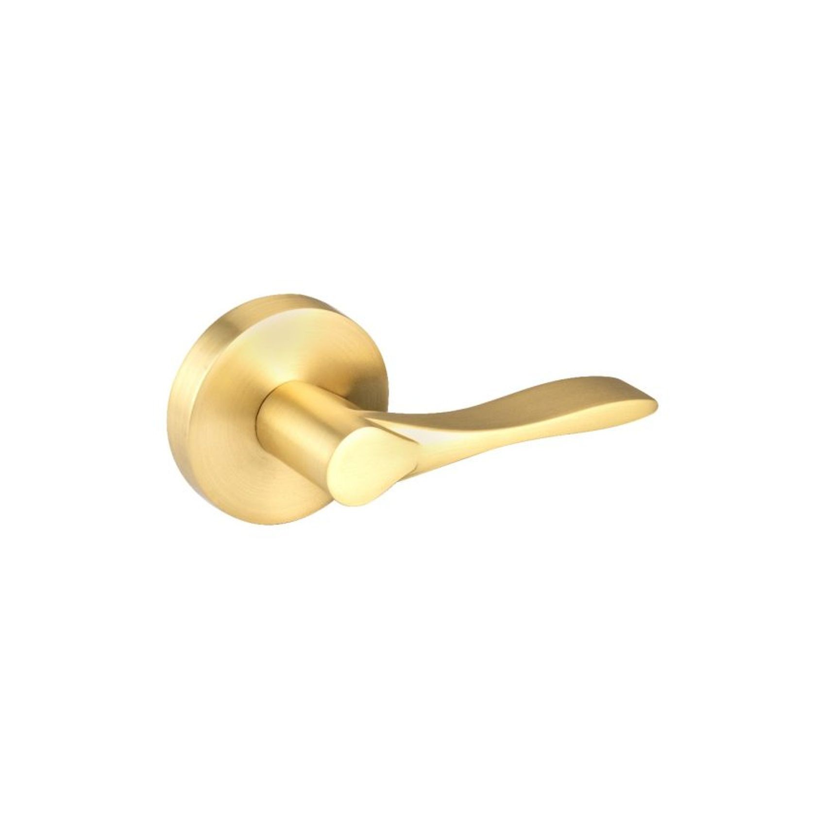 HTL06SB Lever Set Satin Brass gallery detail image