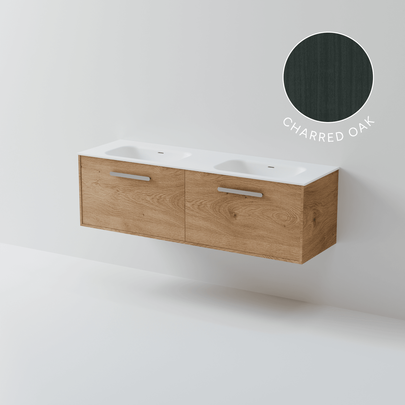 Hako 1600 Double Inset Basin Vanity gallery detail image