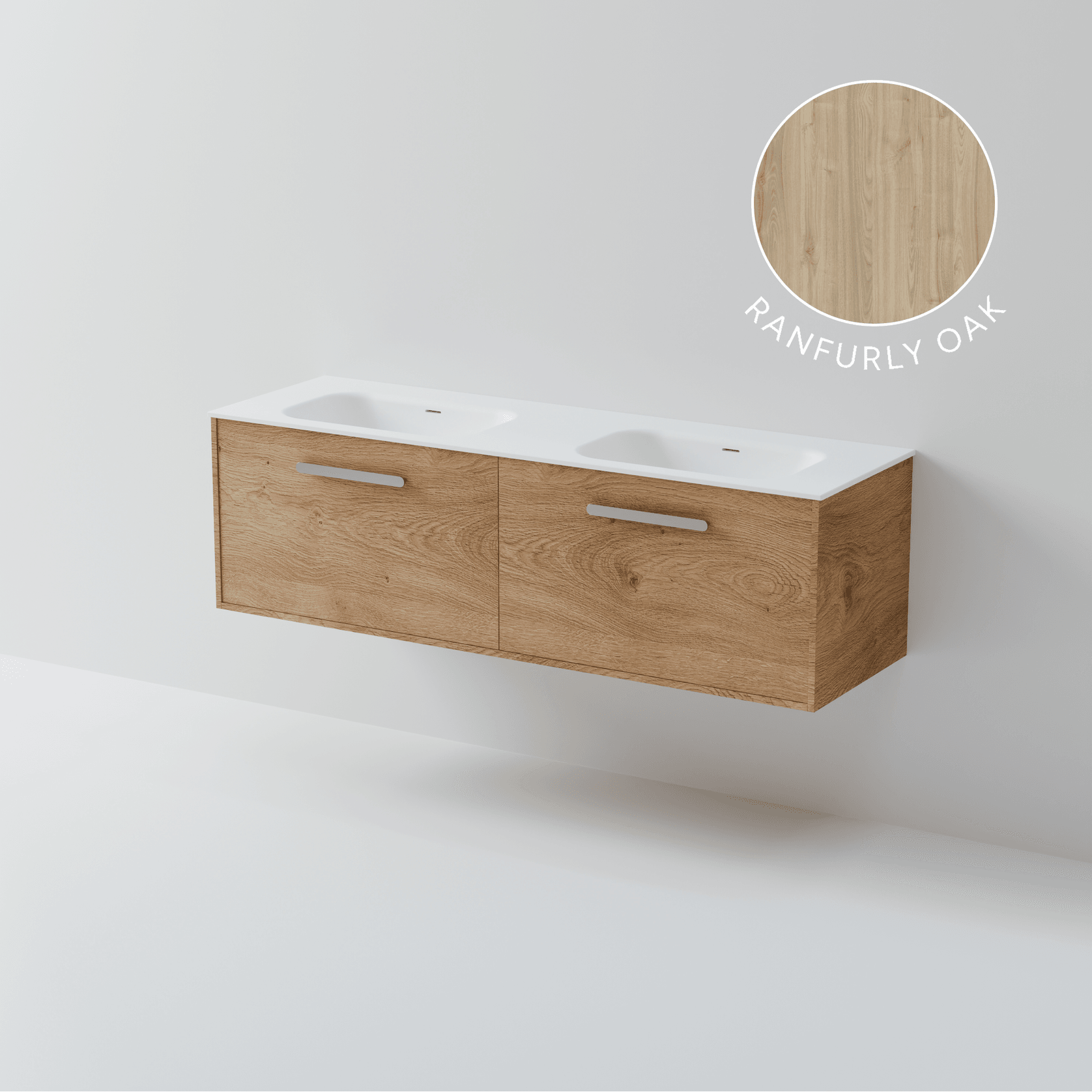 Hako 1600 Double Inset Basin Vanity gallery detail image