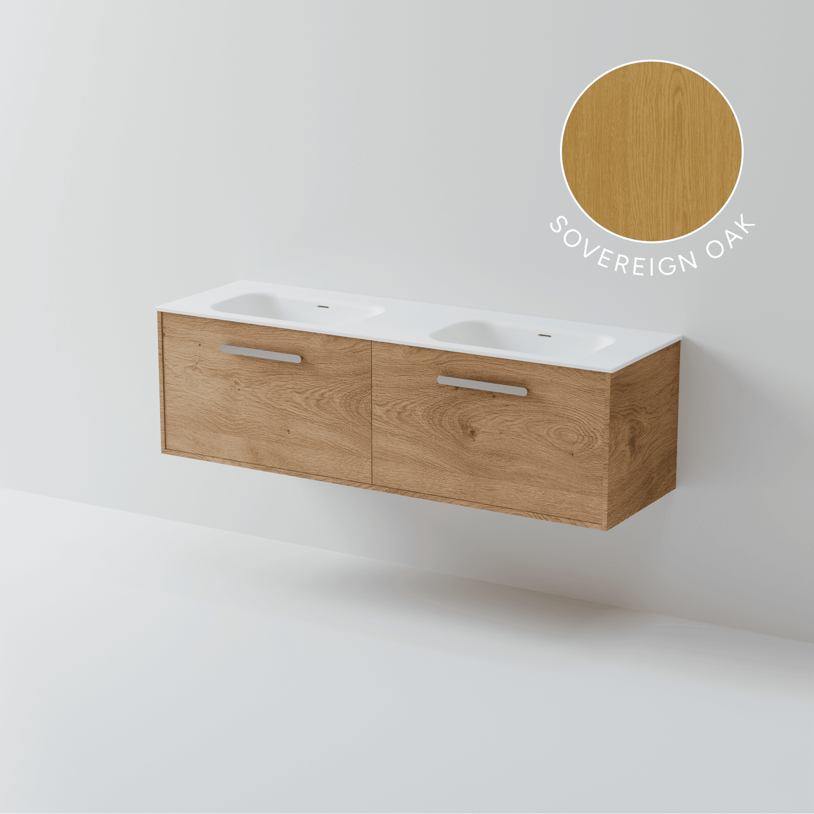 Hako 1600 Double Inset Basin Vanity gallery detail image