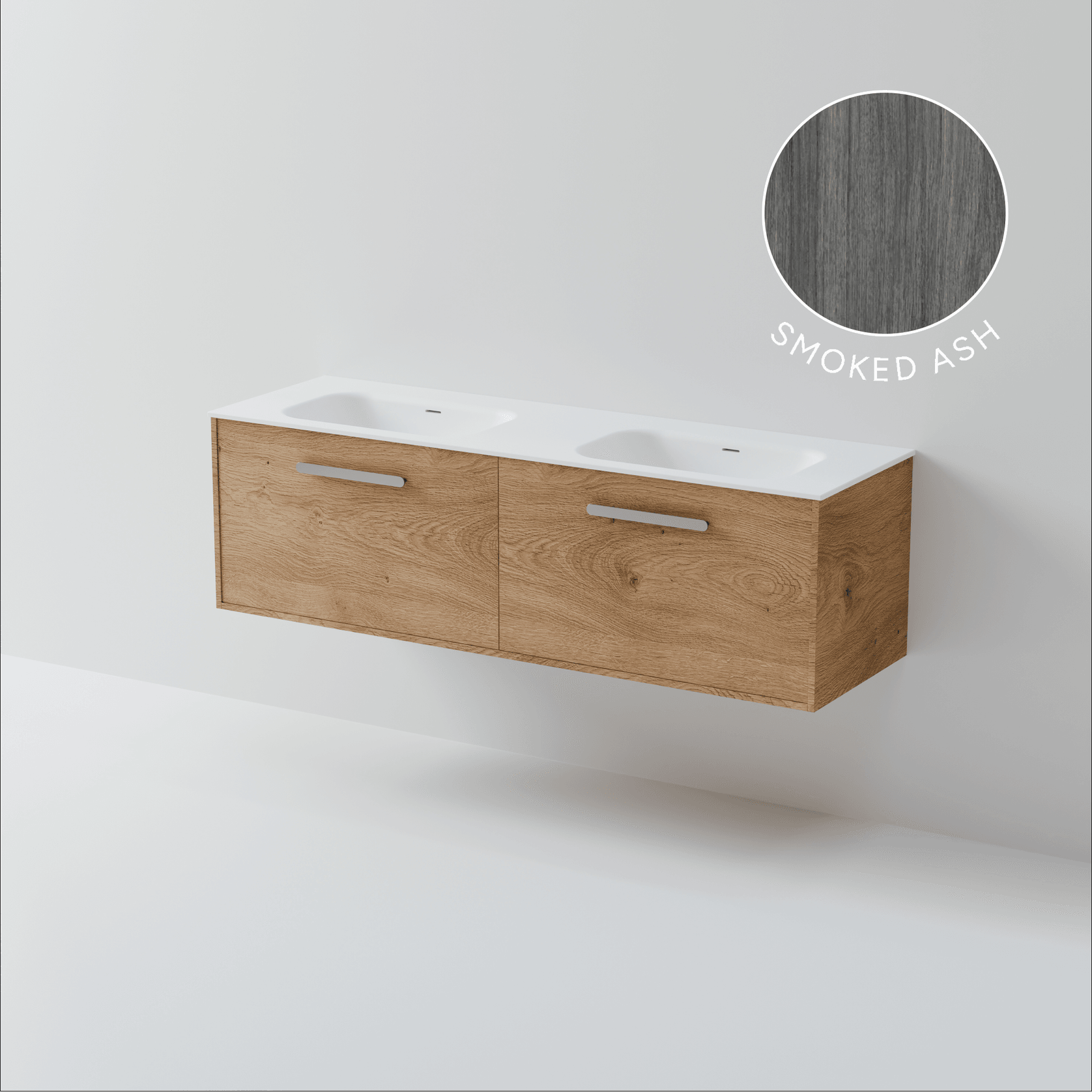 Hako 1600 Double Inset Basin Vanity gallery detail image