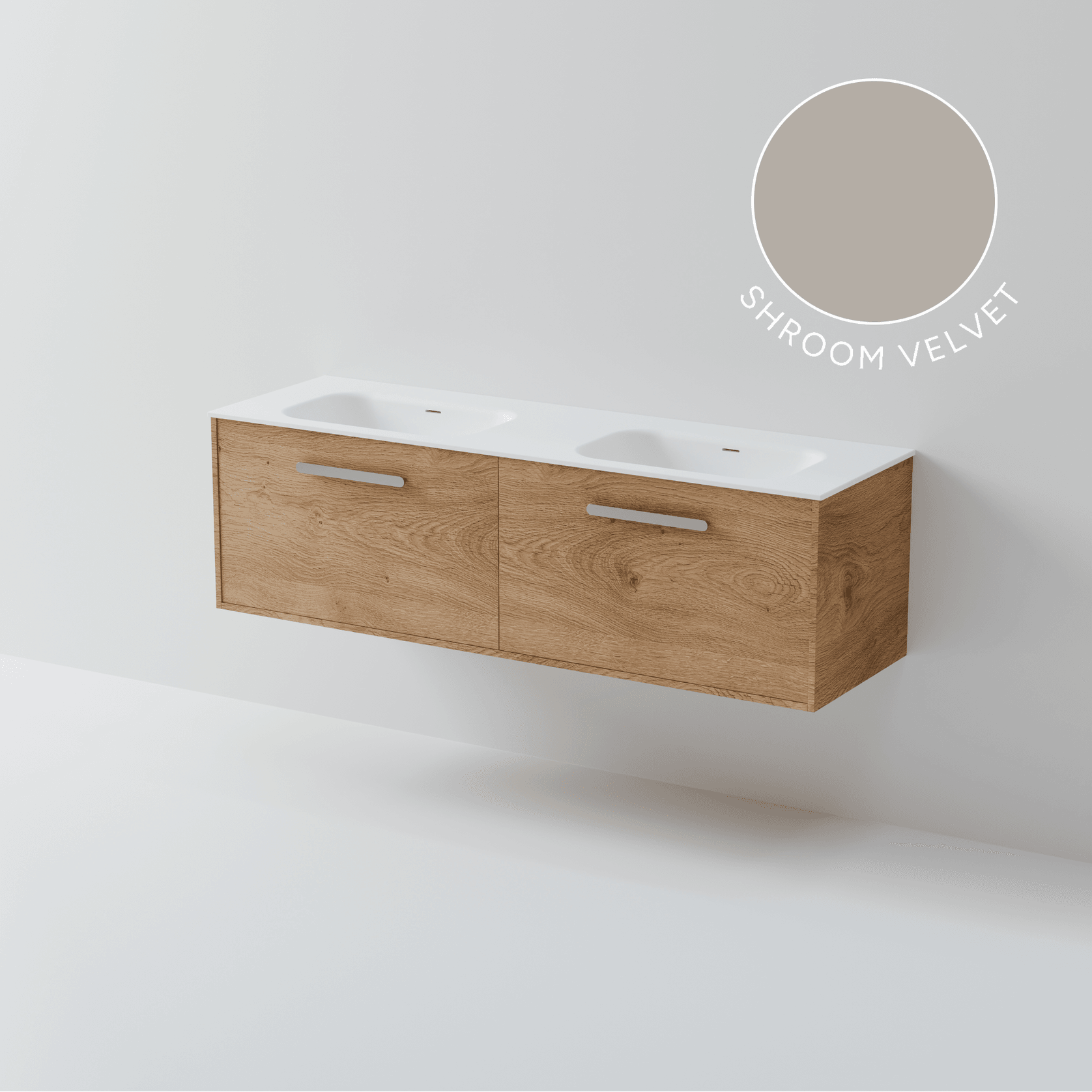 Hako 1600 Double Inset Basin Vanity gallery detail image
