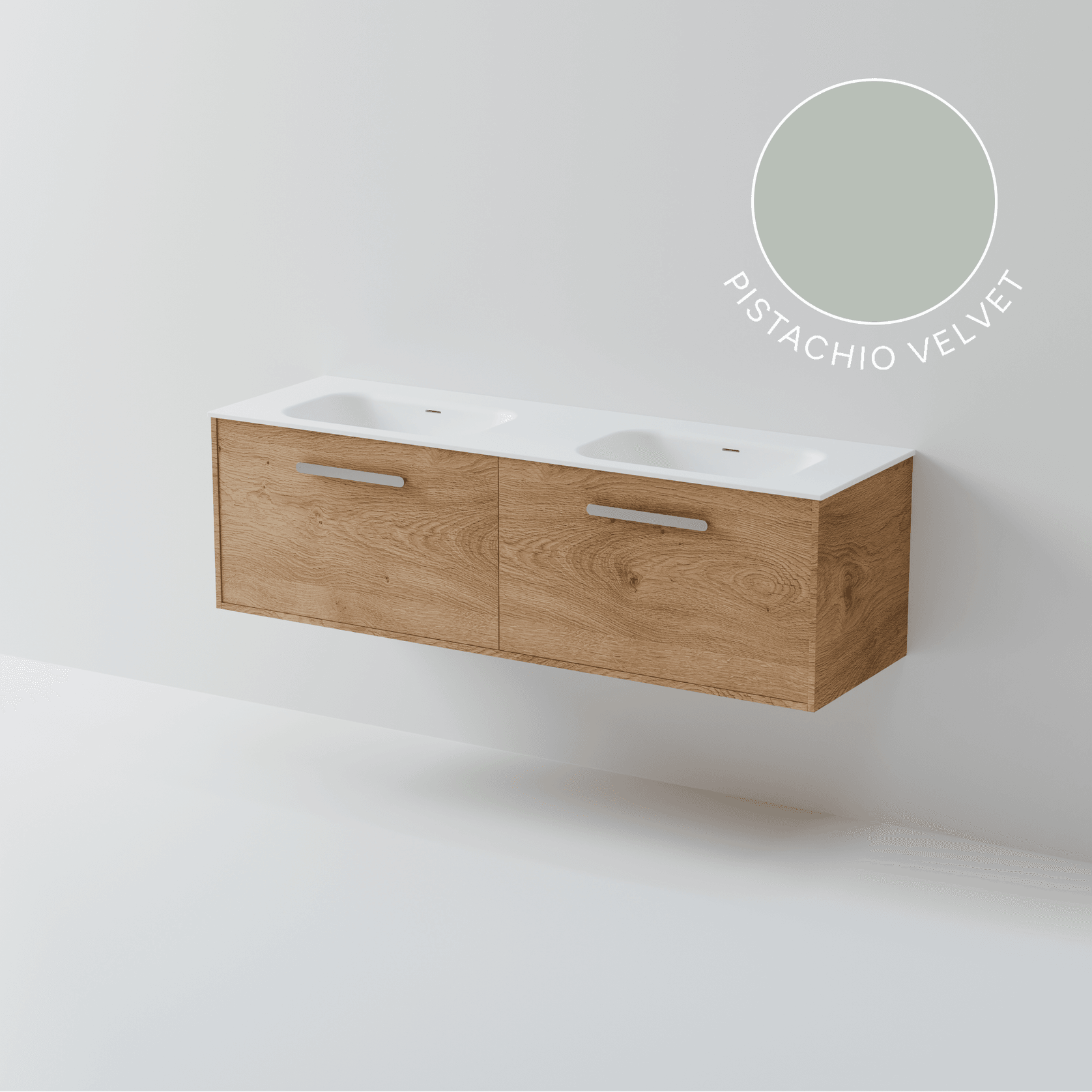 Hako 1600 Double Inset Basin Vanity gallery detail image