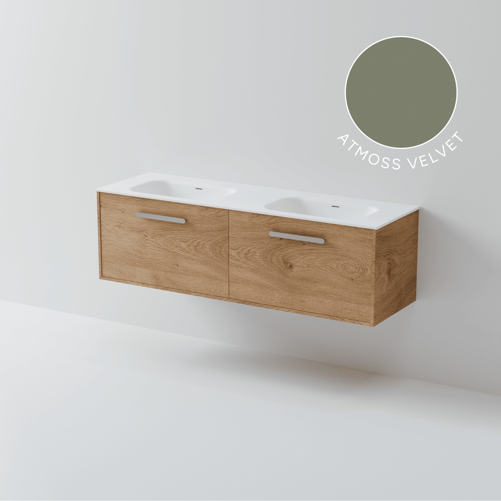 Hako 1600 Double Inset Basin Vanity gallery detail image