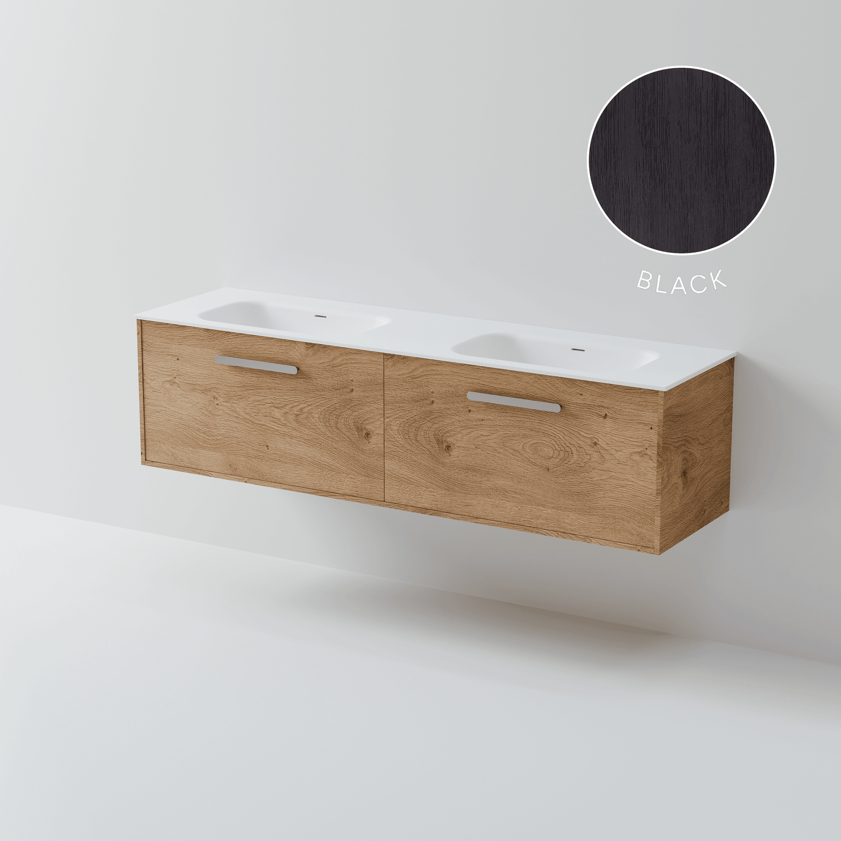 Hako 1800 Double Inset Basin Vanity gallery detail image